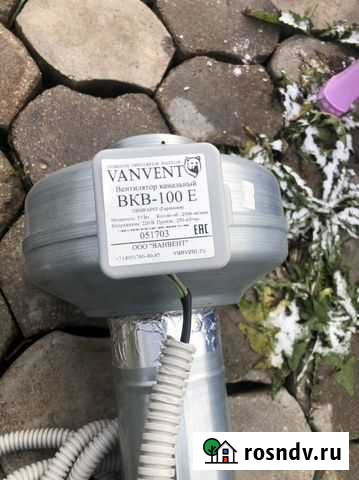 Канальный вентилятор вкв 100 Е Клин - изображение 1