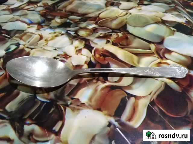 Ложка десертная серебро 875 пробы Кольчугино - изображение 1