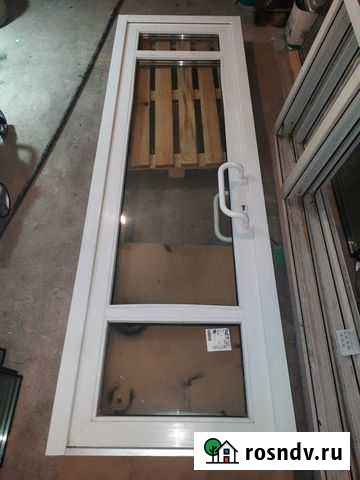 Дверь пластиковая пвх входная бу Вологда - изображение 1