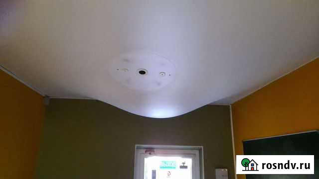 Натяжные потолки, слив воды, ремонт потолков Чита - изображение 1