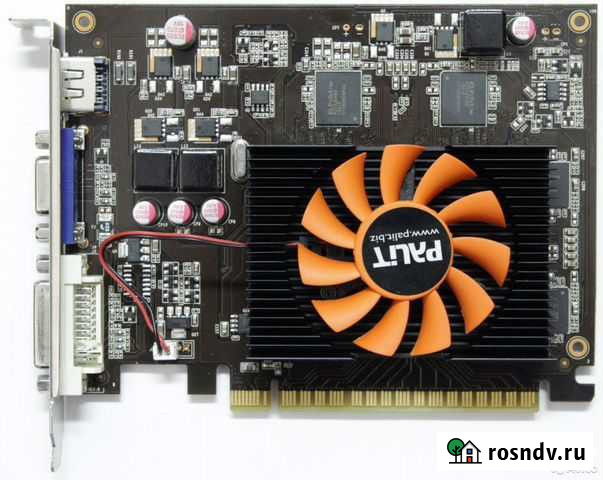 Видеокарта PCI-E DDR3 Palit GeForce GT630 1Gb hdmi Челябинск - изображение 1