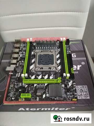 Материнская плата x79 новая Челябинск - изображение 1