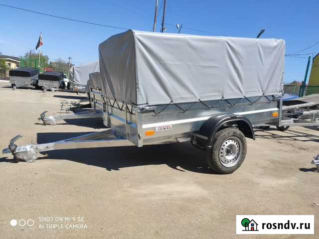 Прицеп Спутник Про 370 Zn 22 высокий тент Саратов - изображение 1