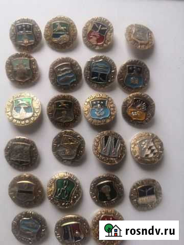 Значки 23 шт Омск - изображение 1