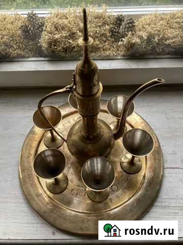 Сервиз латунный Лебяжье - изображение 1