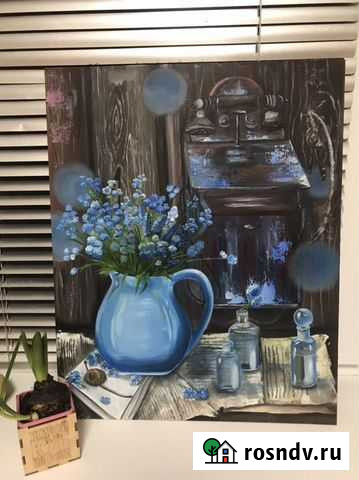 Картина маслом на холсте натюрморт Нальчик - изображение 1