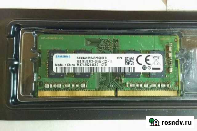 Оперативная память ddr4 4gb Псков - изображение 1