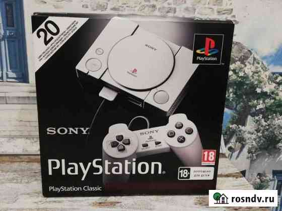 Sony PS1 Новая + 2 Геймпада + 20 Игр Тула