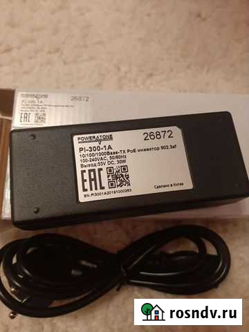 Инжектор PoE питания для ip камер и телефонов Ставрополь - изображение 1