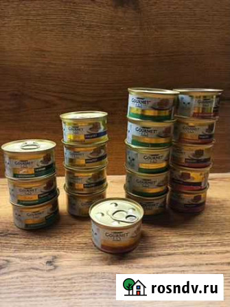 Корм для кошек. Паштет Gourmet Петрозаводск - изображение 1