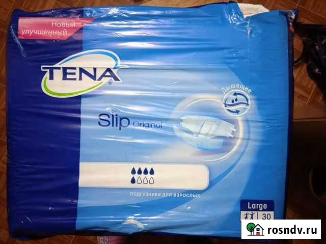 Памперсы для взрослых tena L / tena slip Выборг - изображение 1