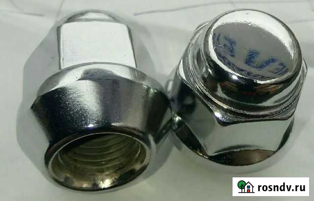 Гайки для колес 12х1.25 закрытые хром Мелеуз - изображение 1
