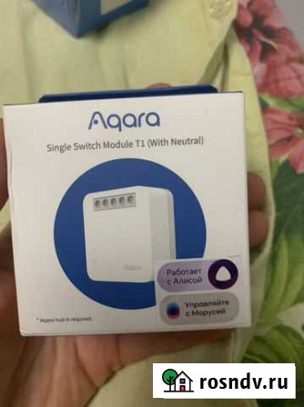 Реле Aqara T1 (с нейтралью) SSM-U01 Тельмана - изображение 1