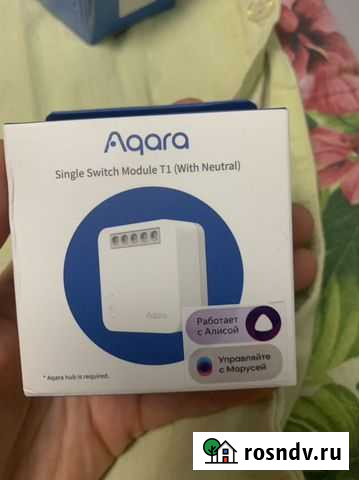 Реле Aqara T1 (с нейтралью) SSM-U01 Тельмана - изображение 1