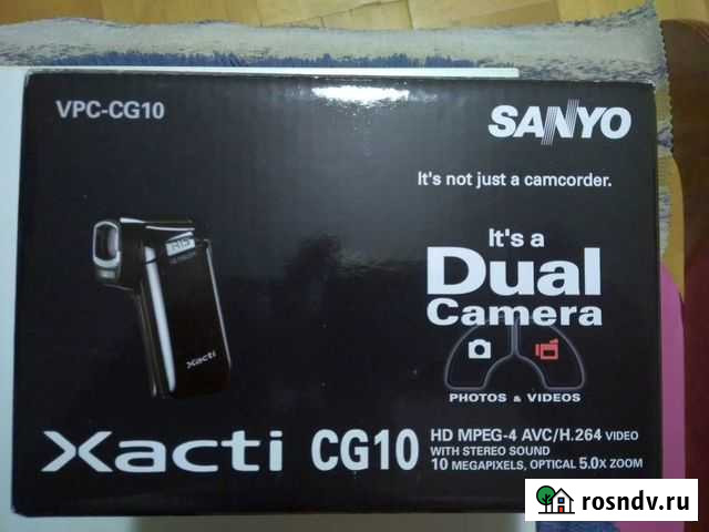 Sanyo Xacti CG10 Фото Видео камера 10Мп / 5оптZoom Углич - изображение 1