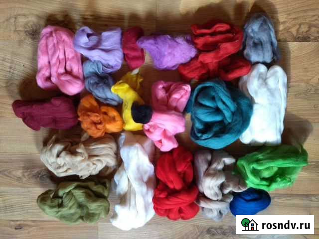 Шерсть для валяния+иглы для валяния Находка - изображение 1