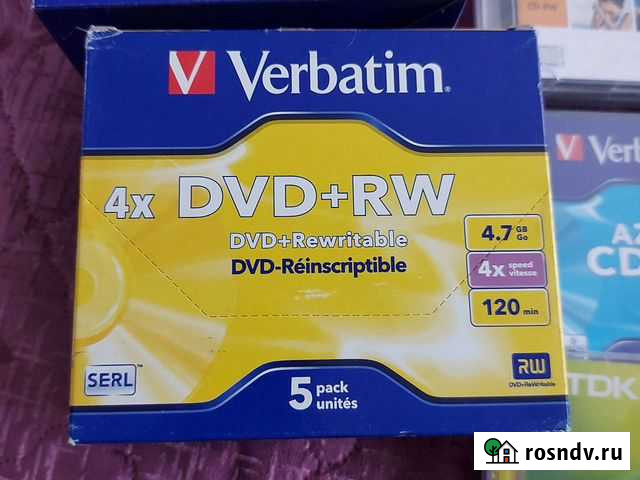 Болванки DVD+R, DVD+RW, CD-RV, CD-R Щербинка - изображение 1
