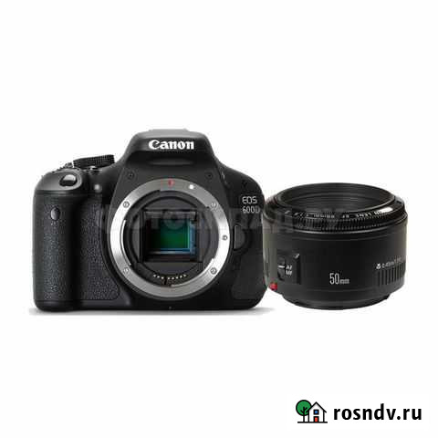 Лучшая камера Canon 600D +Топ Canon 50mm 1.8 в отл Казань - изображение 1
