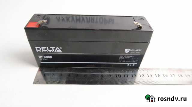 Аккумулятор (бытовой) Delta DT 6033 6В, 3,3Ач Бердск - изображение 1
