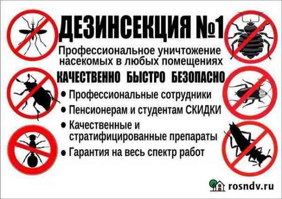 Уничтожение Тараканов, клопов и.т.д Благовещенск