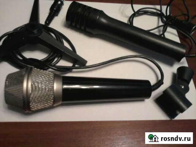 Микрофоны конденсаторный и динамический Брянск - изображение 1