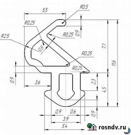 Резиновый уплотнитель для створок пластиковых окон Барнаул