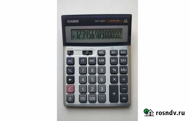 Калькулятор Casio DM-1400V Волоколамск - изображение 1