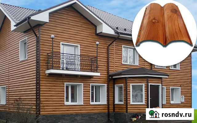 Металлосайдинг «Двойное Бревно» Глазов - изображение 1