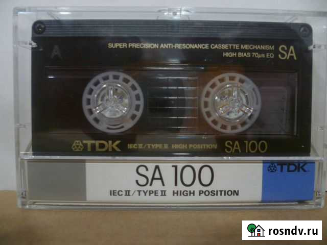 Аудиокассета TDK SA 100 Кирово-Чепецк - изображение 1