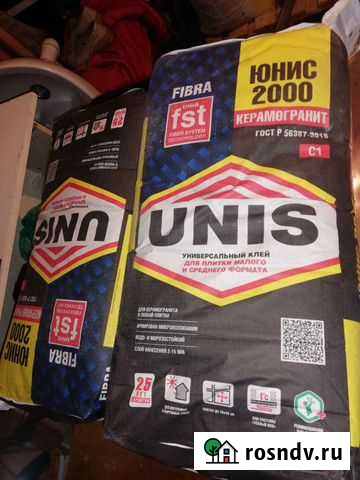 Плиточный клей юнис Суземка - изображение 1