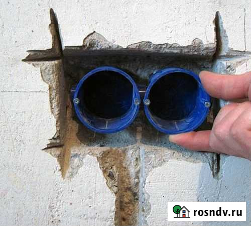 Установка подрозетника Губкин - изображение 1