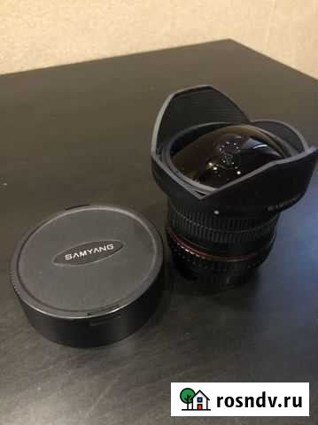 Объектив samyang 8 mm фишай fishye canon Мурманск - изображение 1