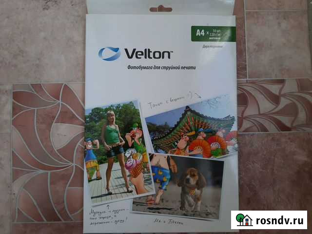 Фотобумага для струйной печати velton А4 Абакан - изображение 1