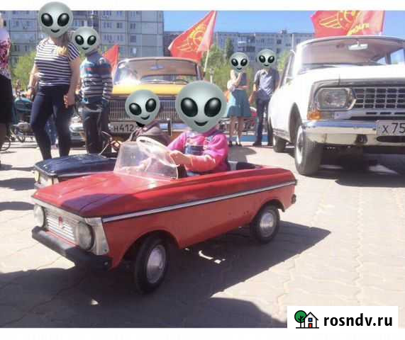 Прокат педальный москвич машинка СССР Волгоград - изображение 1