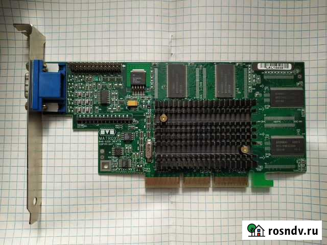 Видеокарта Matrox g400 32 мб AGP2 Екатеринбург - изображение 1