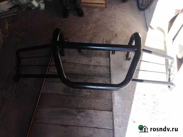 Защита переднего бампера niva Сланцы - изображение 1