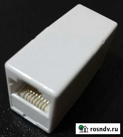 Переходник RJ-45 Female - RJ-45 Female, cat. 5e Воронеж - изображение 1