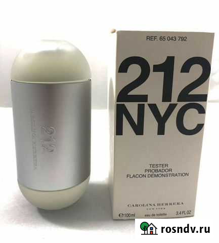 Тестер оригинал Carolina Herrera 212 Красногорск - изображение 1