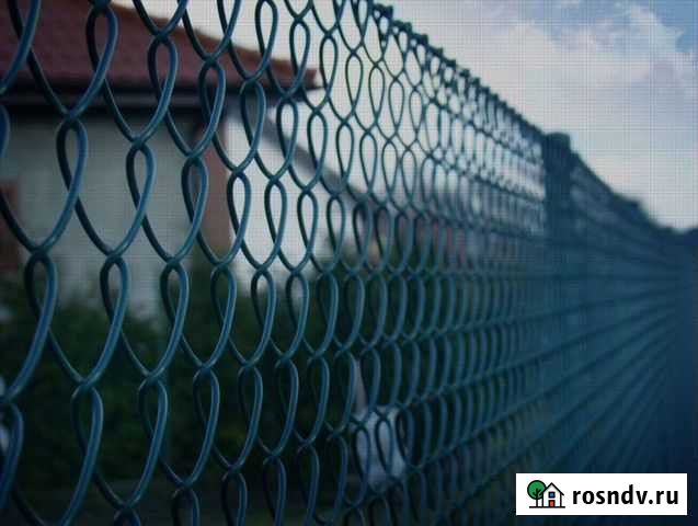 Забор из сетки рабицы, профлиста, евроштакет, 3D с Санкт-Петербург - изображение 1