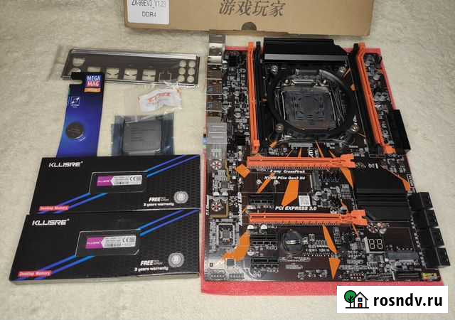 К-кт сборки пк Xeon 10/20 +16GB ddr4 + плата X99 Красноярск - изображение 1