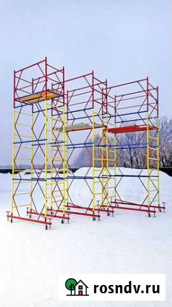 Вышка строительная с колёсами всп-250 Елец - изображение 1