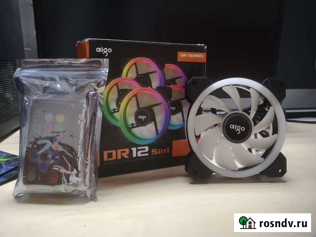 RGB вентиляторы Aigo 6шт Владимир - изображение 1