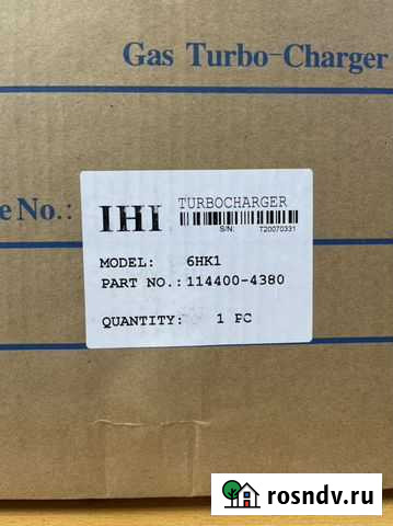 Турбина 6HK1 / 114400-4380 Верхневилюйск - изображение 1
