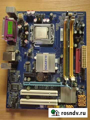 Материнская плата с процессором и памятью Подольск - изображение 1