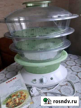 Пароварка,tefal 3 яруса Магнитогорск - изображение 1
