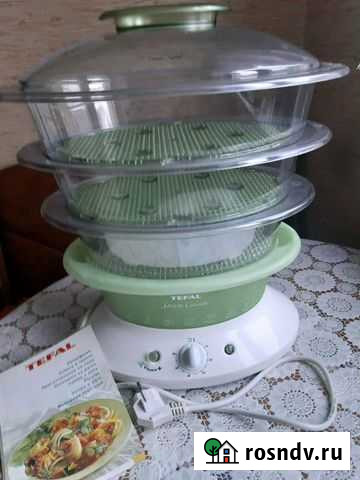 Пароварка,tefal 3 яруса Магнитогорск - изображение 1