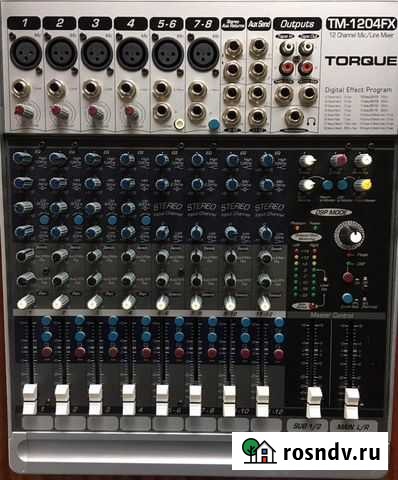 Микшерный пульт torque TM-1204FX Люберцы - изображение 1
