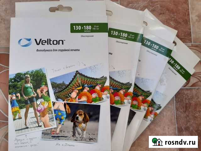 Фотобумага для струйной печати velton 13*18 см Абакан - изображение 1