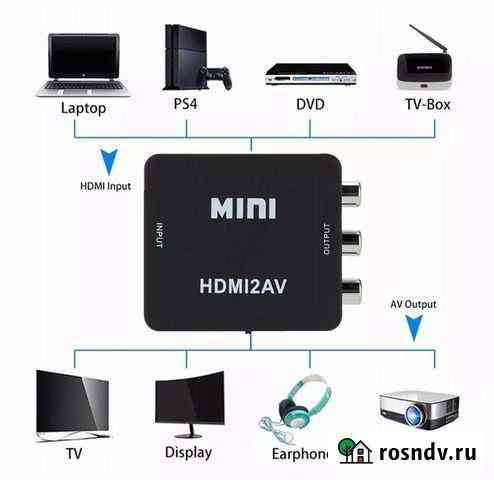 Переходник hdmi AV Краснодар