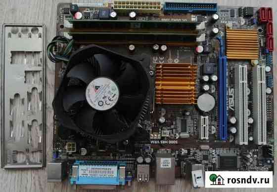 Мат.плата asus P5KPL-AM, проц Intel E5500, озу 2GB Новосибирск